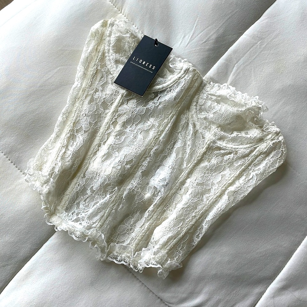 Lioness White Plaza Bustier/Corset AU8/Small